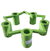 CD6229 Trava Roda 5X17 5 Parafusos Porca 17mm Verde - comprar online
