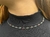 Chocker cristal colorido