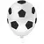 Balão Bexiga Bola Futebol Branco/Preto 10 Polegadas com 25 Unidades - comprar online