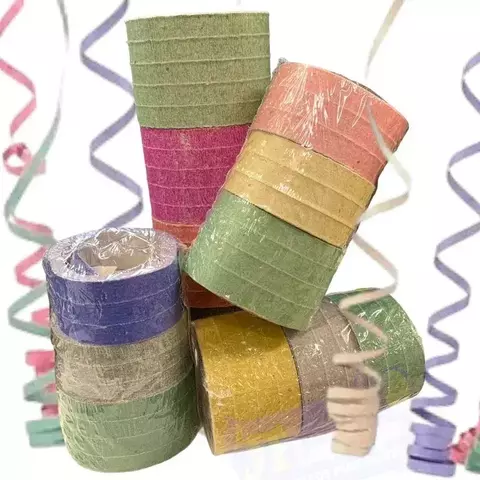 Serpentina Carnaval 10 Unidades C/10 metros