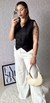 Calça pantalona Off white - comprar online