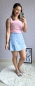 Shorts saia alfaiataria Azul