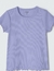 Imagem do Blusa Infantil Menina Canelada Lilás