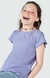 Blusa Infantil Menina Canelada Lilás - comprar online
