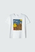 Blusa Branca Infantil Estampada Menino