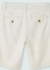BERMUDA BEGE DE VISCOSE COM LINHO MENINO - comprar online