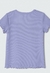 Blusa Infantil Menina Canelada Lilás - loja online