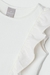 BLUSA CROPPED OFF WHITE COM BABADOS MENINA - Faz de Conta — O paraíso da criança