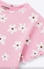 Blusa Infantil Menina Manga Curta Estampada Rosa - comprar online