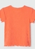 Blusa Infantil Menina Laranja Com Frufru - loja online