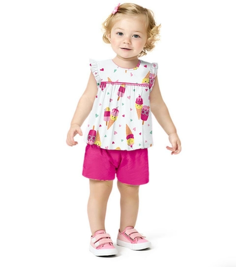 Conjunto Estampado Infantil Menina Kyly