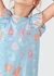 CAMISOLA INFANTIL MENINA COM BABADO + SCRUNCHIE AZUL - loja online