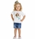 Blusa Infantil Menina Estampada Branca na internet