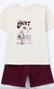 Conjunto Curto Infantil Menino - Off White - Faz de Conta — O paraíso da criança