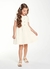 Vestido Infantil Off White laise