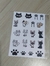 Gatos 2 - Adesivo Papel Cartela na internet