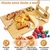Tabla de Quesos de Bambú y Madera + 4 Cuchillos + 6 Tenedores + Plato de Frutas + Soporte para Cuchillos - tienda en línea