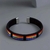 Brazalete Ajustable base color Negra con Colores Arcoíris