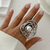 Anillo Silueta Tipo Amiba Calado con incrustación tipo Perla (Color: Plata u Oro) en internet