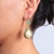 Aretes Gota De Perla Con Incrustaciones Piedras Azules - MX Limited 