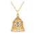 Set Para Dama Campanas Navideñas Chapado En Color Oro - MX Limited 