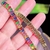 Conjunto / Set Dorado con Cristales tipo Piedras Preciosas en internet