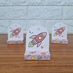 Porta Bis Astronauta Rosa - comprar online