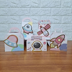 Astronauta Rosa - Kit com Apliques