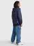 Jaqueta Tommy Hilfiger Corta-vento Chicago Popover Dobrável Azul Marinho M - REBEL SHOP