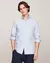 Camisa Manga Longa Tommy Hilfiger Heritage Oxford Stripe RF Shirt Azul Claro/Branco P - loja online
