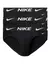 Cueca Nike Masculina Essentials Micro Briefs 3 Pack Preto GG