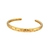 Bracelete Estrela de Cristal Banhado a Ouro 18k