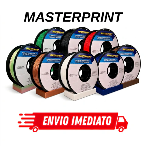Filamento PLA 1kg 1.75mm Masterprint Alta Qualidade Premium Impressora 3D Fácil Impressão Varias Cores