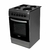 Cocina eléctrica Brolux 4 hornallas horno acero inoxidable