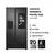 Side by Side Samsung RS27T5561B1 685 lt Family Hub Inverter