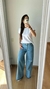 JEAN WIDE LEG CON ROTURA DESFLECADO
