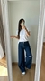 JEAN WIDE LEG CON ROTURA DESFLECADO - comprar online