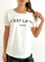 Remera C´est La Vie