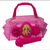 BOLSA COM MICROFONE INFANTIL SOM LUZES COLORIDAS CONECTA CELULAR MP3 ROSA MENINA - comprar online