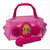 BOLSA COM MICROFONE INFANTIL SOM LUZES COLORIDAS CONECTA CELULAR MP3 ROSA MENINA - loja online