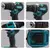 Makita-Chave de fenda elétrica sem escova, Drill Driver, 18V, velocidade variá - SosCelularesSG