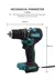 Makita-Chave de fenda elétrica sem escova, Drill Driver, 18V, velocidade variá - comprar online