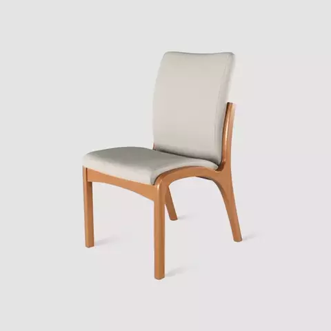 Cadeira Madri De Madeira Maciça