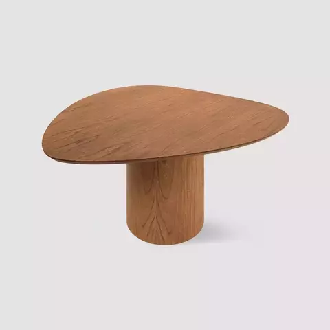 Mesa De Jantar Lorena Base E Tampo Triangular