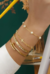 PULSEIRA INSPIRAÇÃO DE FLORES (OURO) - comprar online