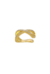 PIERCING FAKE EM X CRAVEJADO (OURO)