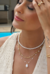 CHOKER ELEGANTE DE PÉROLAS (OURO) na internet