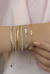 PULSEIRA DELICADA DE TREVOS (RÓDIO) - comprar online
