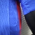 Camisa do uniforme 1 da França 2024/2025, na cor azul marinho com detalhes em branco e vermelho, design moderno e elegante. Camisa de futebol oficial, com o logo da FFF no peito e patrocinadores. Comprar camisa França 2024/2025, camisa de futebol, uniform