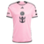 Camisa rosa do Inter Miami, modelo 24/25, com logo e detalhes em preto.